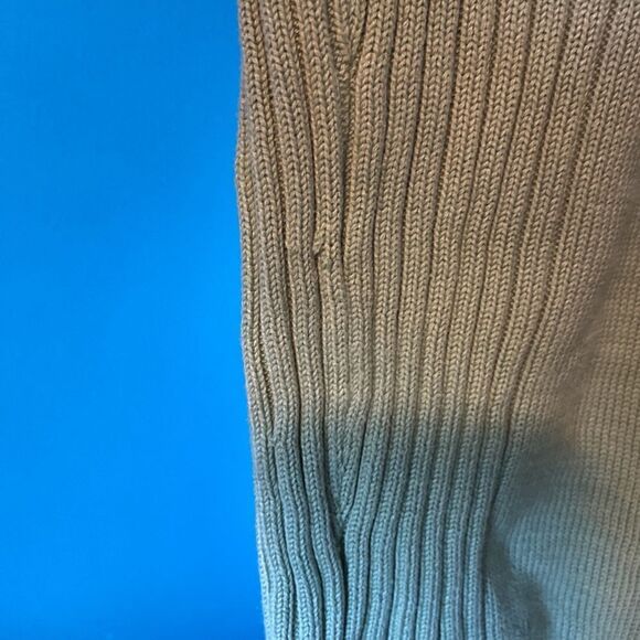 Lacoste 1/4 Zip Mock Collar Sweater Pale Green - Picture 8 of 8